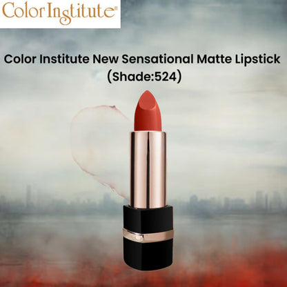 Color Institute New Sensational Matte Lipstick (Shade:524)