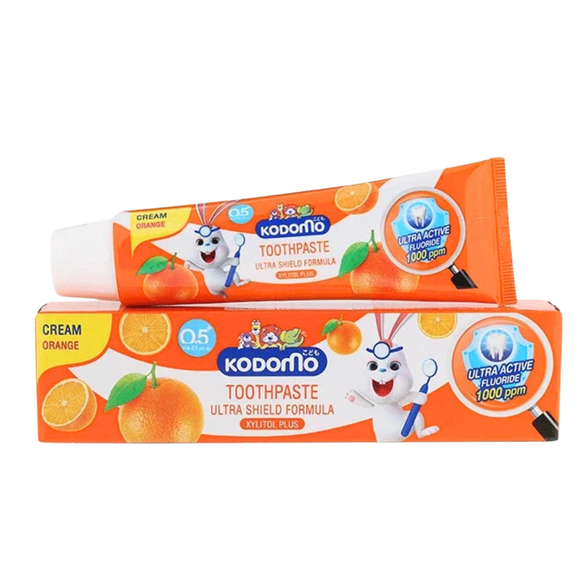 Kodomo Orange 0.5 Yrs Cream Tooth Paste Lion 40g