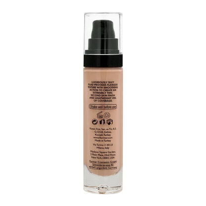 Flormar Invisible Cover HD Foundation SPF 30 (Shade: 100 Medium Beige) 30ml