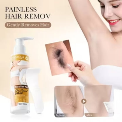 BIOAQUA Rice Raw Pulp Smoothing Hair Removal Cream 150ml
