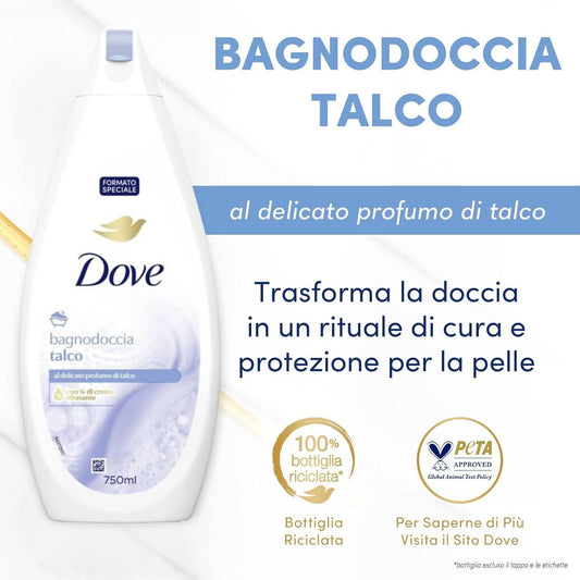 Dove Bagnodoccia Talco (Body Wash) 750ml