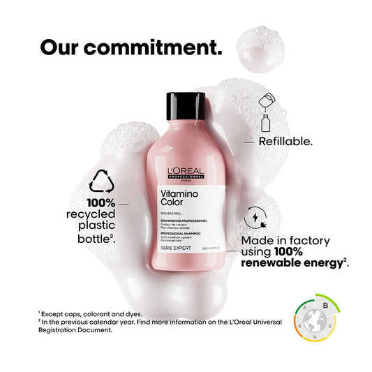 Loreal Professionnel Serie Expert Vitamino Shampoo 300 ML - For Color Treated Hair