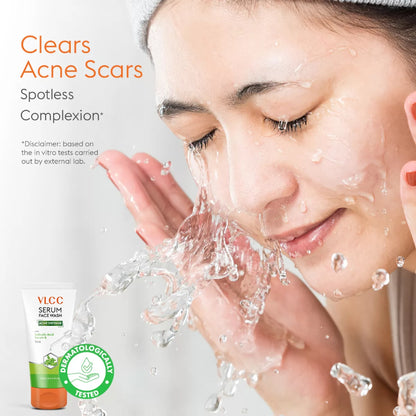 VLCC Acne Defense Serum Face Wash with Salicylic Acid & Tulsi 150ml
