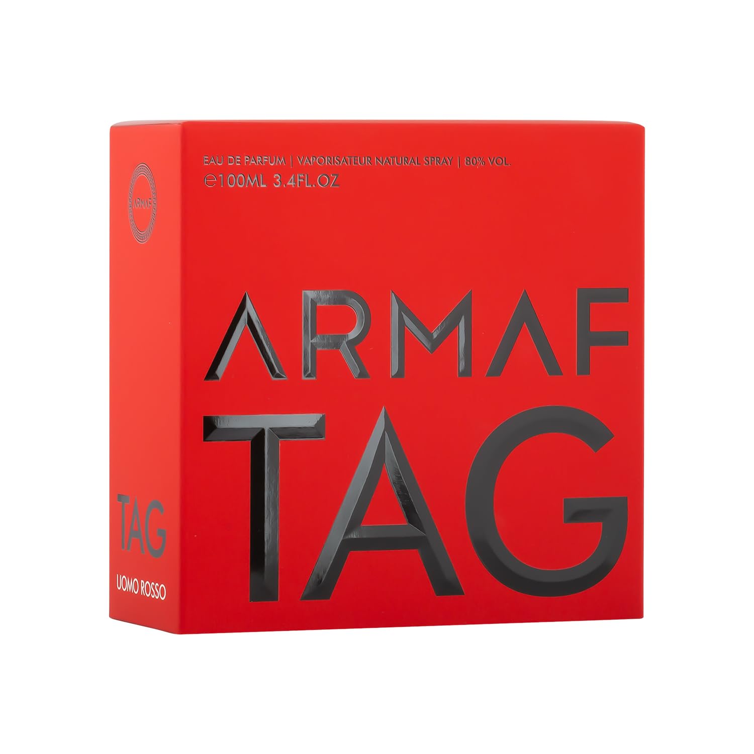 Armaf Tag Uomo Rosso Red Eau De Parfum 100ml For Him – Long Lasting Bold Masculine Luxury Fragrance Spray