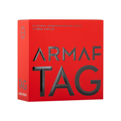 Armaf Tag Uomo Rosso Red Eau De Parfum 100ml For Him – Long Lasting Bold Masculine Luxury Fragrance Spray