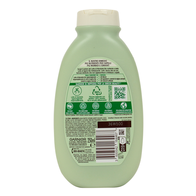 Garnier Ultra Dolce Shampoo Idratante Latte di Mandorla Nutriente 300ml Moisturizing & Nourishing Hair Care