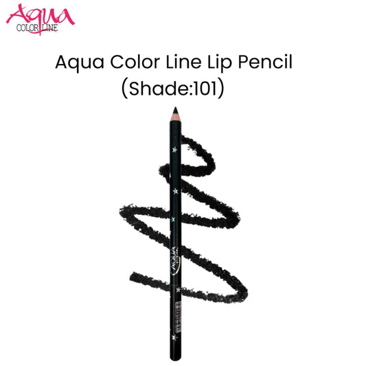 Aqua Color Line Lip Pencil (Shade:101)
