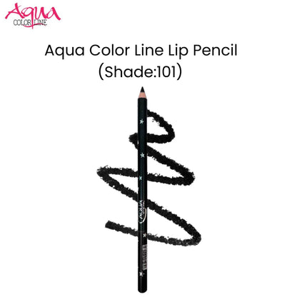 Aqua Color Line Lip Pencil (Shade:101)