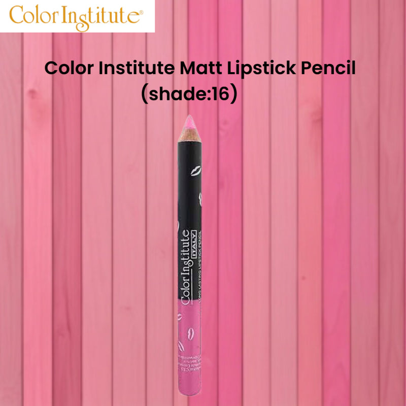 Color Institute Matt Lipstick Pencil (Shade:16)