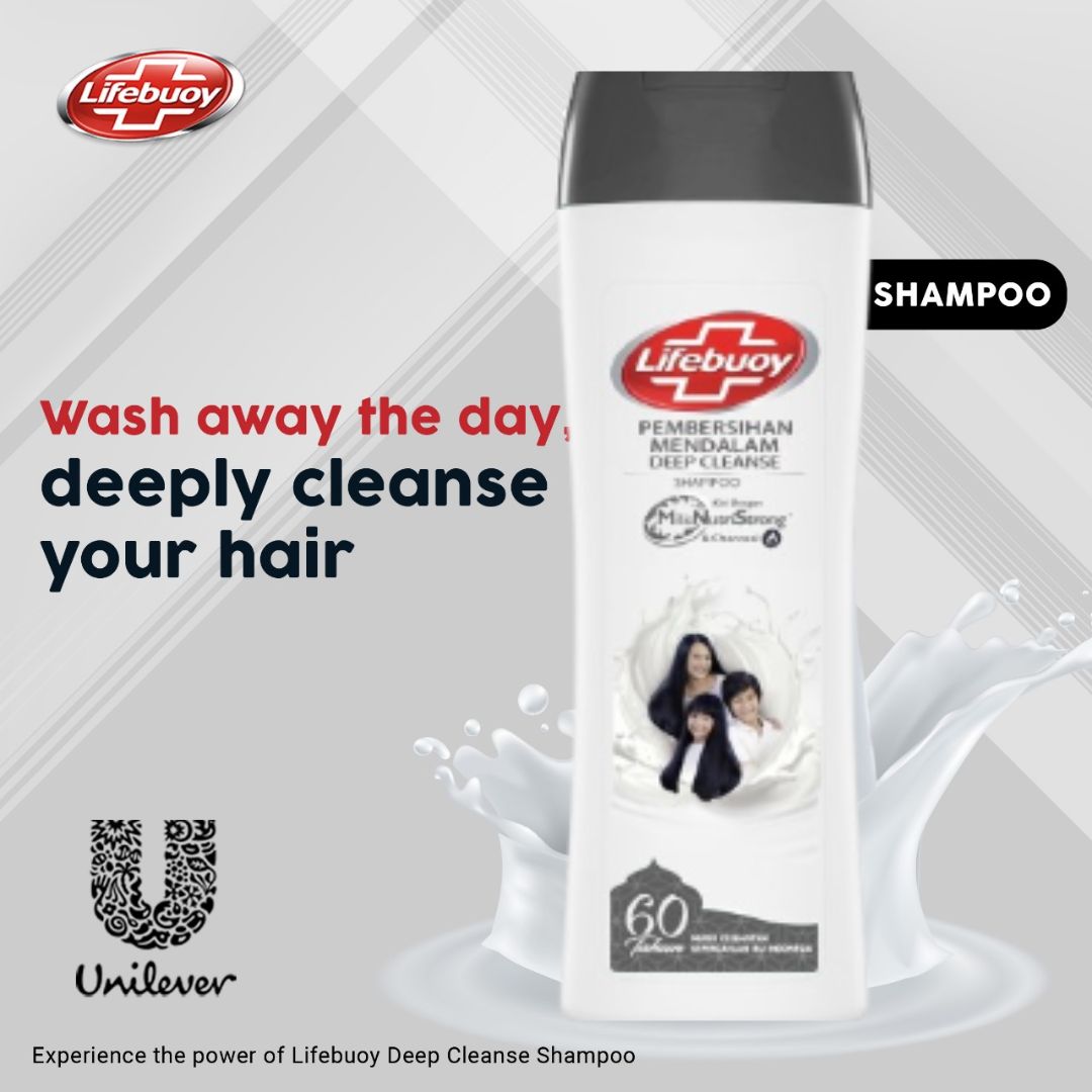 Lifebuoy Deep Cleanse Shampoo 340ml Hair Care Product