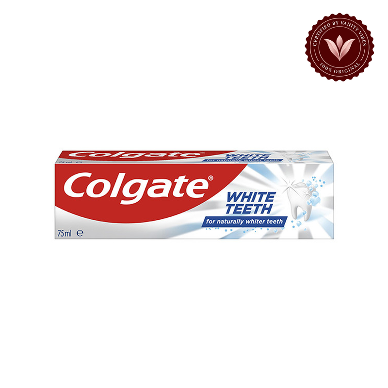 Colgate — Colgate White Teeth Toothpaste 75ml Naturally Whiter & Healthy Smile — image 2