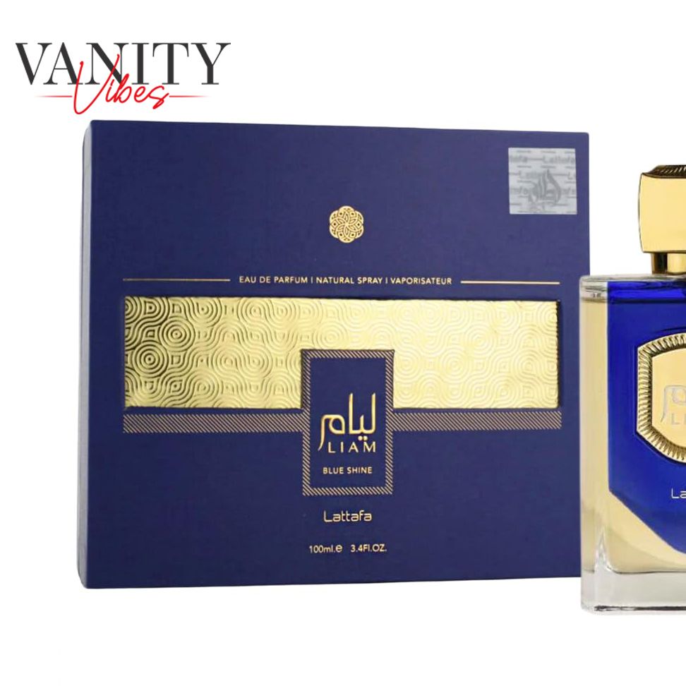 Lattafa Liam Blue Shine Perfume EDP 100ml Long Lasting Arabic Fragrance - Unisex