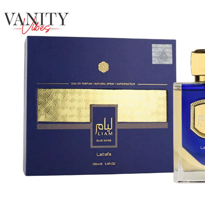 Lattafa Liam Blue Shine Perfume EDP 100ml Long Lasting Arabic Fragrance - Unisex