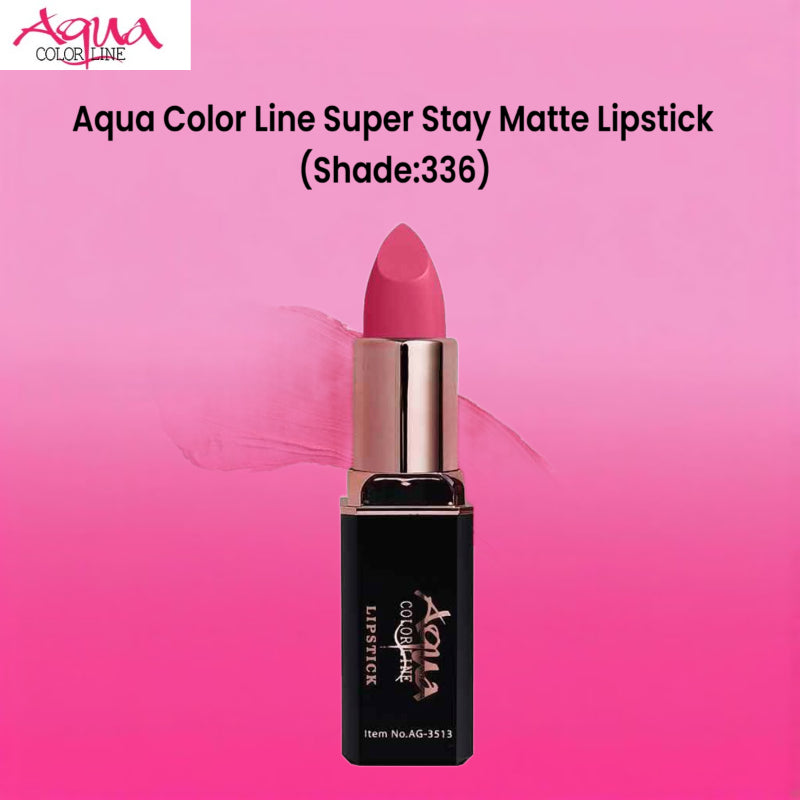 Aqua Color Line Super Stay Matte Lipstick (Shade:336)
