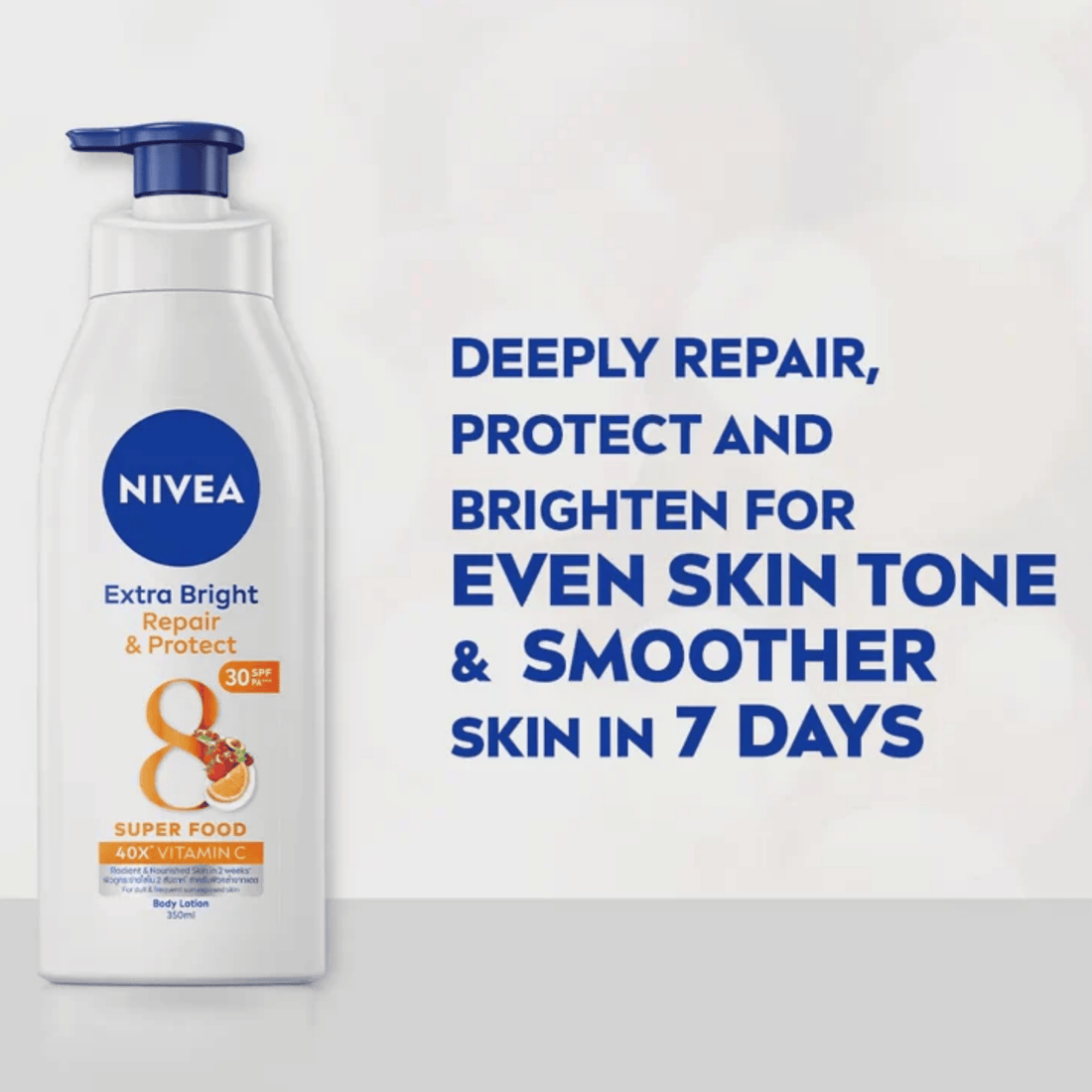 Nivea Extra Bright Repair & Protect Super Food Body Lotion 380ml