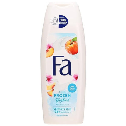 Fa Enjoy Frozen Yoghurt White Peach Scent Shower Cream 250ml – Long Lasting Fresh & Fruity Fragrance