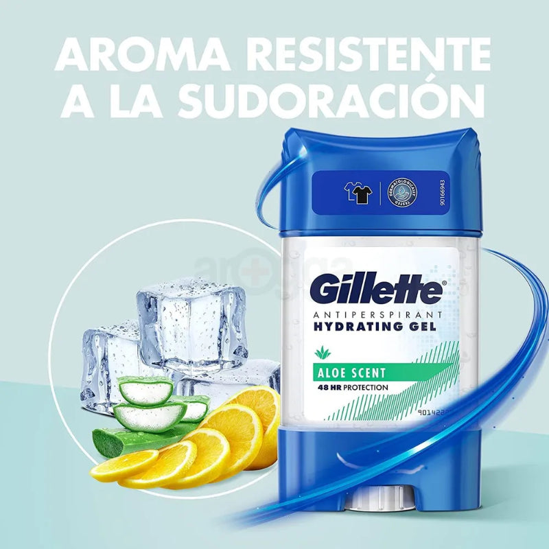 Gilete Gillette 48H Antiperspirant & Hydrating Gel Aloe Scent 70ml