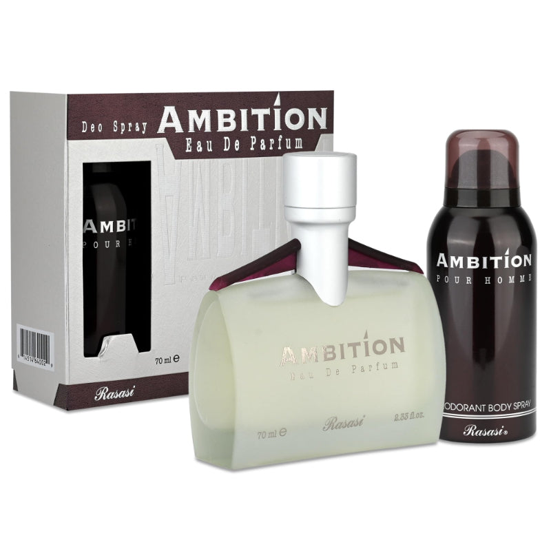 AMBITION EDP MEN 70ml + AMBITION DEO 150ml by RASASI for Men
