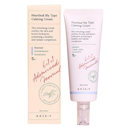 AXIS-Y Heartleaf My Type Calming Cream 60 ml Soothes & Calms Sensitive Skin (K Beauty)