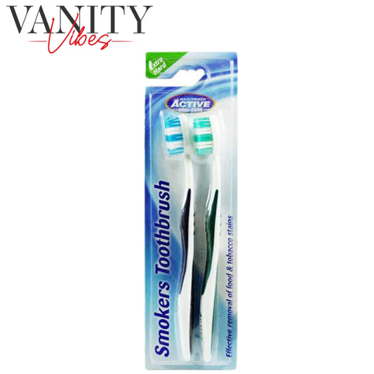 Beauty Formula Active Smokers Extra Hard Tooth Brush 2 Pack