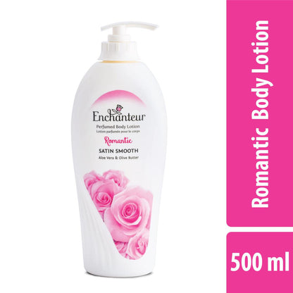 Enchanteur MoistureSilk Romantic Perfumed Body Lotion 500 ml