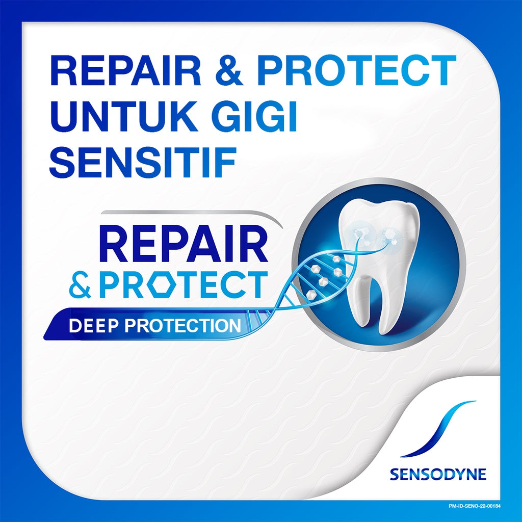 Sensodyne Repair & Protect Extra Fresh Toothpaste 100g Clinically Proven Sensitive Relief & Cavity Protection Halal
