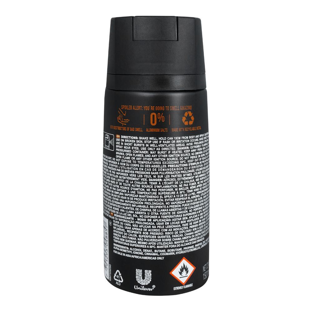 Axe Leather & Cookies 48H Non-Stop Fresh Deodorant Body Spray for Men 150ml Long-Lasting Fragrance & Odor Protection