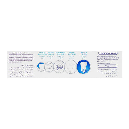 Sensodyne Repair & Protect Extra Fresh Toothpaste 100g Clinically Proven Sensitive Relief & Cavity Protection Halal