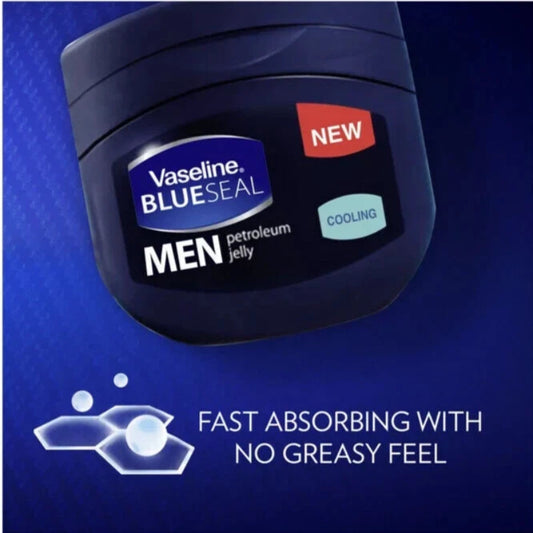 Vaseline Blue Seal Men Petroleum Jelly Cooling 100ml