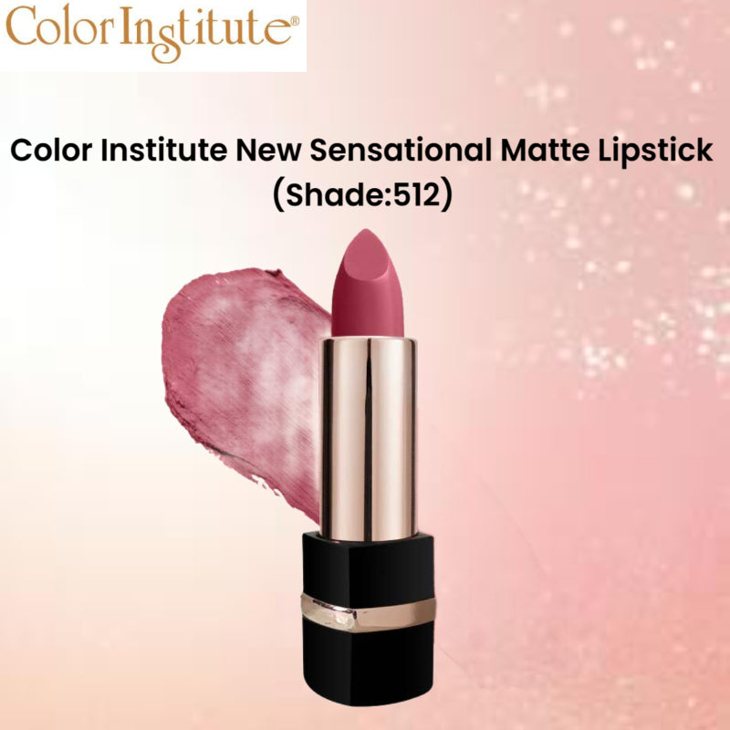 Color Institute New Sensational Matte Lipstick (Shade:512)