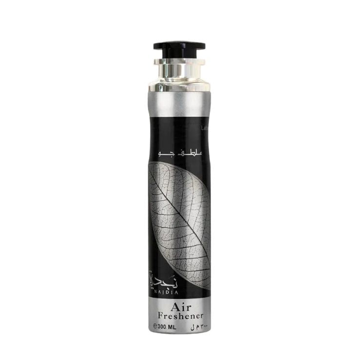 Lattafa Najdia Air Freshener 300ml – Long Lasting Luxury Fresh Aquatic Fragrance Room Spray for Home & Office