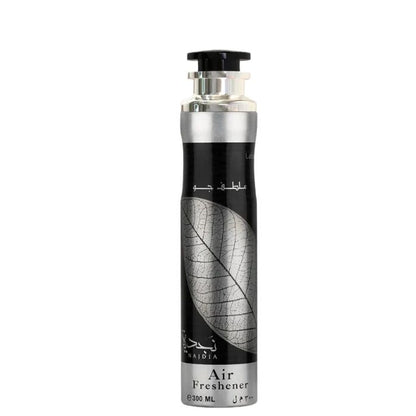 Lattafa Najdia Air Freshener 300ml – Long Lasting Luxury Fresh Aquatic Fragrance Room Spray for Home & Office