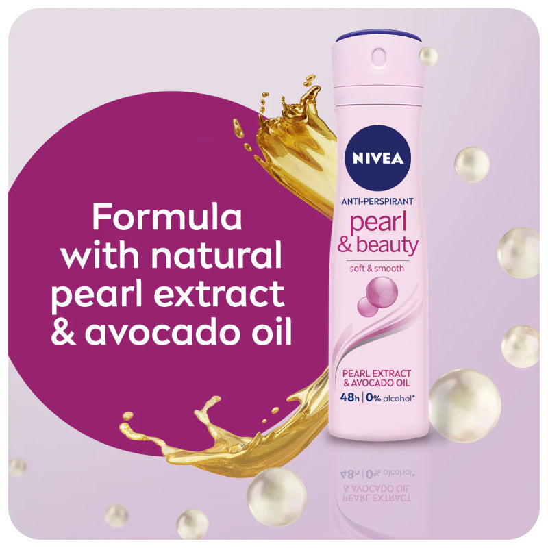 Nivea Pearl & Beauty Anti-perspirant women Spray 150ml