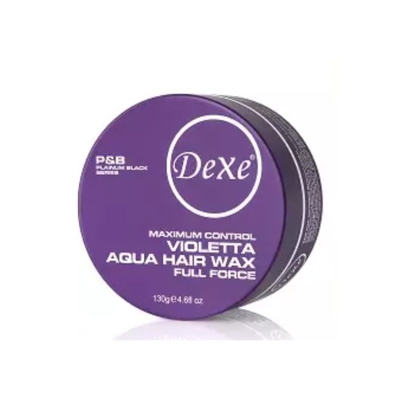 Dexe Maximum Control Violetta Hair Aqua Wax Full Force 150 g Strong Hold & Long-Lasting Style