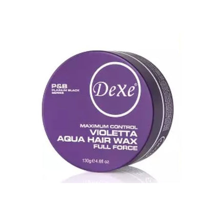 Dexe Maximum Control Violetta Hair Aqua Wax Full Force 150 g Strong Hold & Long-Lasting Style