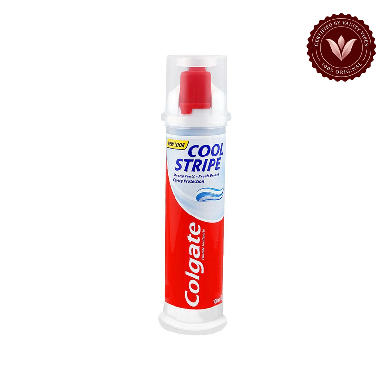 Colgate — Colgate Cool Stripe Toothpaste Pump 100ml Refreshing Mint & Cavity Protection — image 2