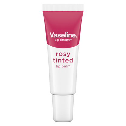 Vaseline Rosy Tinted Lip Balm 10g - Hydrating Lip Care Balm for Soft Smooth Lips, Moisture Protection, Natural Rosy Tint & Daily Nourishment