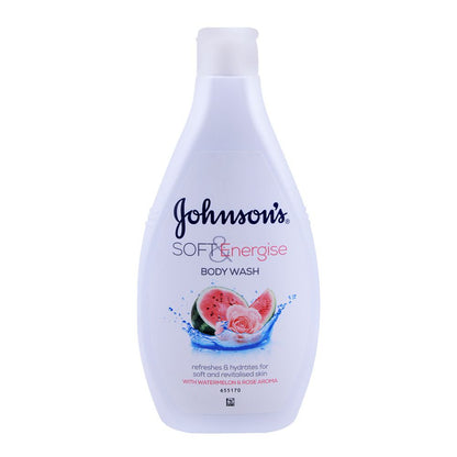 Johnson’s Soft & Energise Body Wash 400ml – Gentle Cleansing Shower Gel for Soft, Fresh & Energized Skin