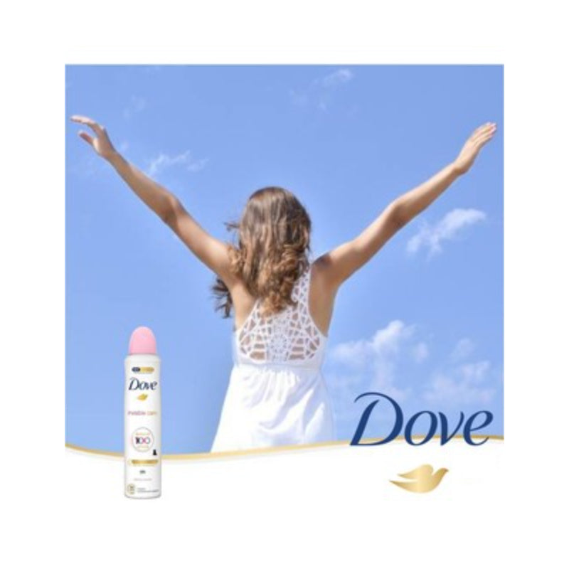 Dove Invisible Care Anti-Perspirant Deodorant Spray Floral Touch 250 ml Long-Lasting Freshness & Invisible Protection
