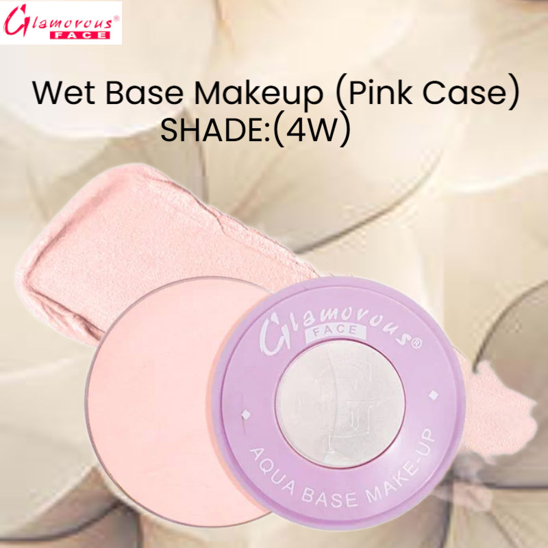Glamorous Face Wet Base Makeup (Pink Case) (Shade:4W)