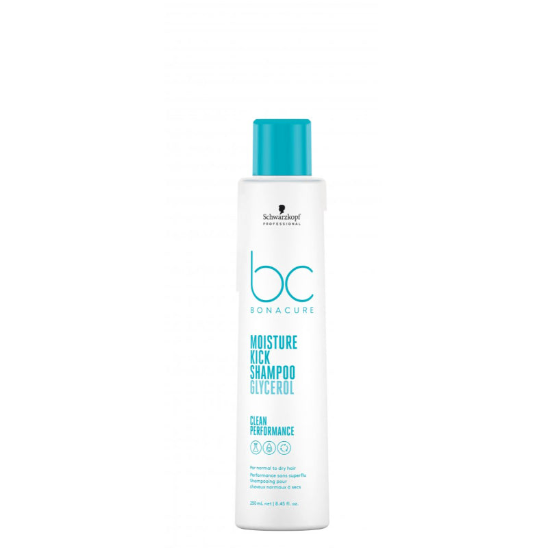 Schwarzkopf BC Bonacure Moisture Kick Glycerol Shampoo 250ml Hydrating & Softening Hair