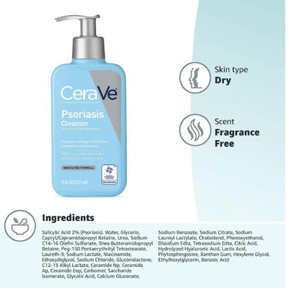 Cerave Psoriasis Cleanser 237ml USA Stock