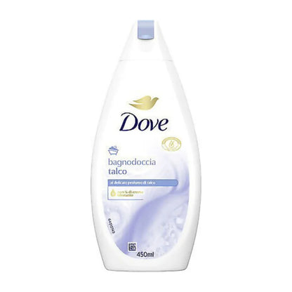 Dove Talco Moisturizing Shower Gel 450ml - Gentle Hydrating Body Wash for Smooth & Soft Skin