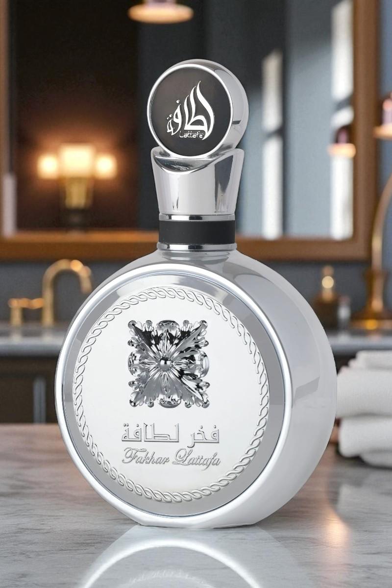 Lattafa Fakhar Platinum for Men EDP 100ml - Long Lasting Fresh & Woody Perfume (2025 New Arrival)