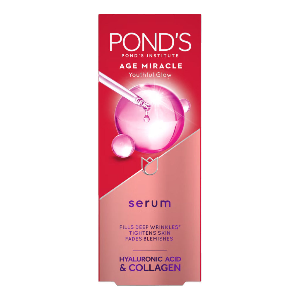 PONDS Pond’s Age Miracle Youthful Glow Hyaluronic Acid & Collagen Serum 30ml