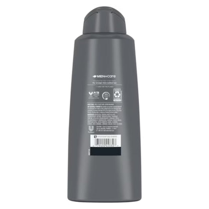 Dove Men+Care Charcoal + Clay Shampoo 603ml Deep Cleansing & Stronger Hair