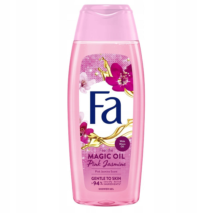 Fa Feel the Magic Oil Pink Jasmine Shower Gel 400ml – 94% Naturally Derived Ingredients