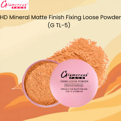 Glamorous Face HD Mineral Matte Finish Fixing Loose Powder (G TL-5)