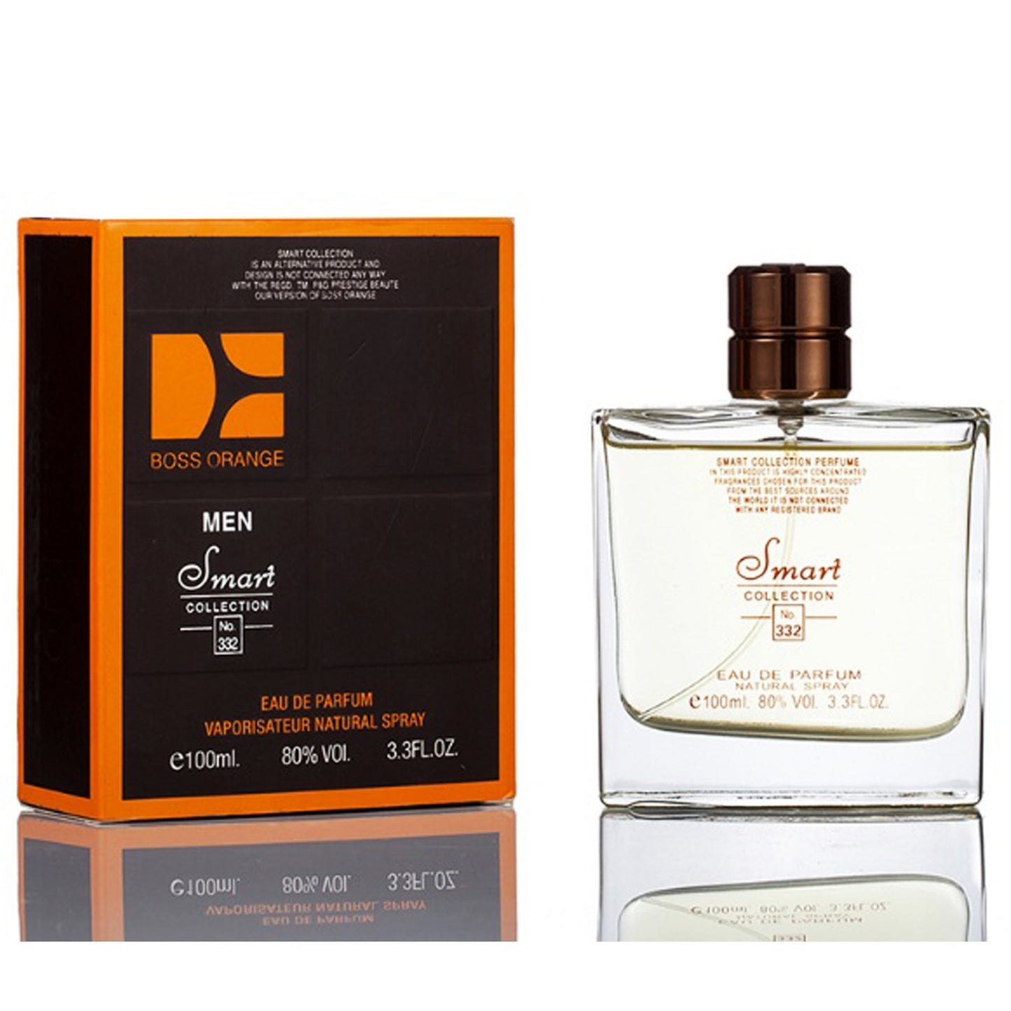 Smart Collection Boss Orange Men Eau De Parfum 100ml – Long Lasting Fresh Warm Masculine Fragrance Spray