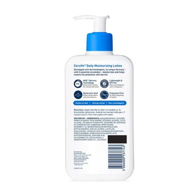 Cerave Daily Moisturizing Lotion for Dry Skin 355ml